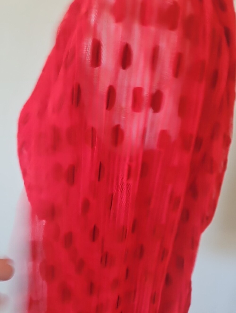 VICI Red V-Neck Ruched Mini Dress - Picture 5 of 7